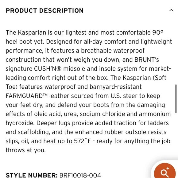BRUNT Kasparian work boot - Picture 8 of 10